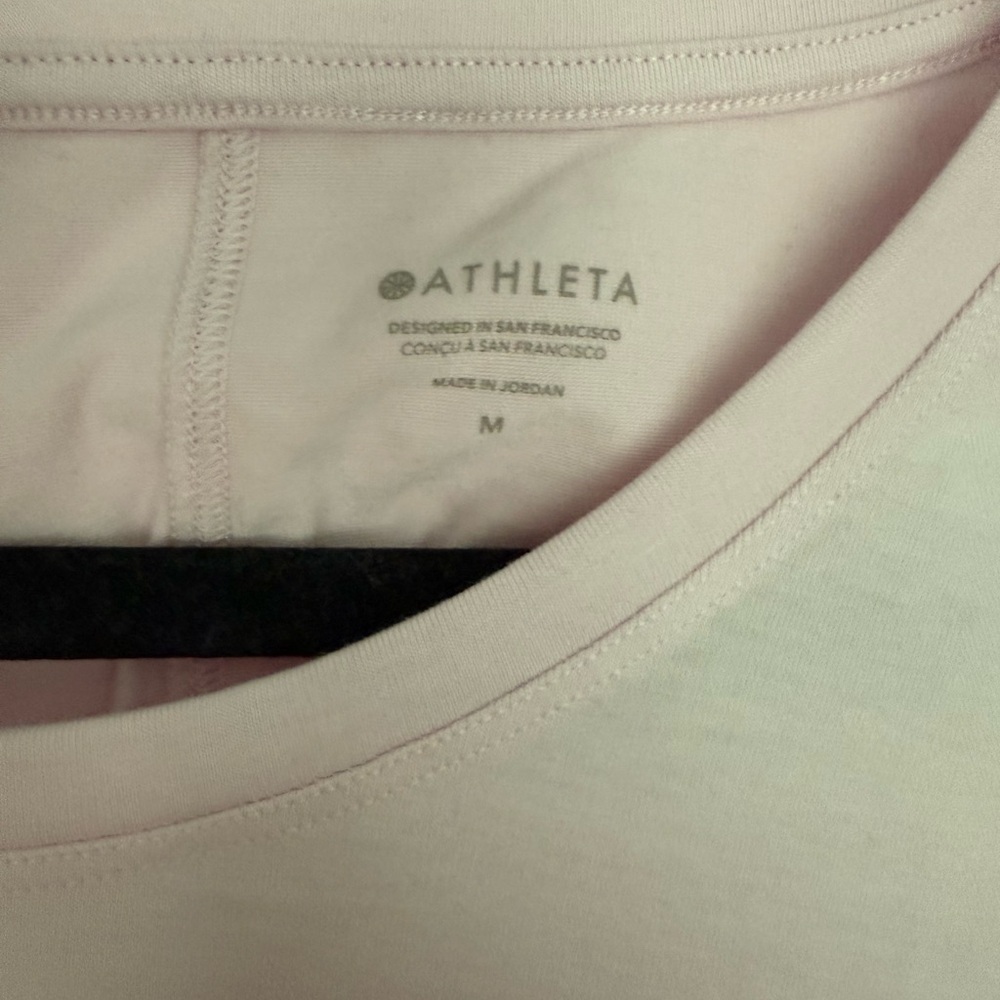 Athleta women’s with ease 2.0 pink top - Picture 2 of 4